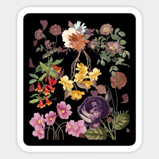 Vintage flowers Sticker